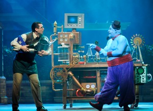 Genie with the Father in Disney's Believe